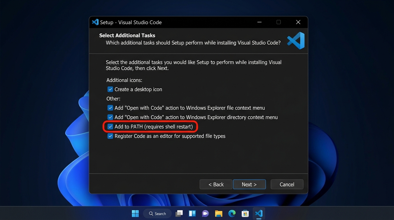 VS Code Setup Wizard and Extensions